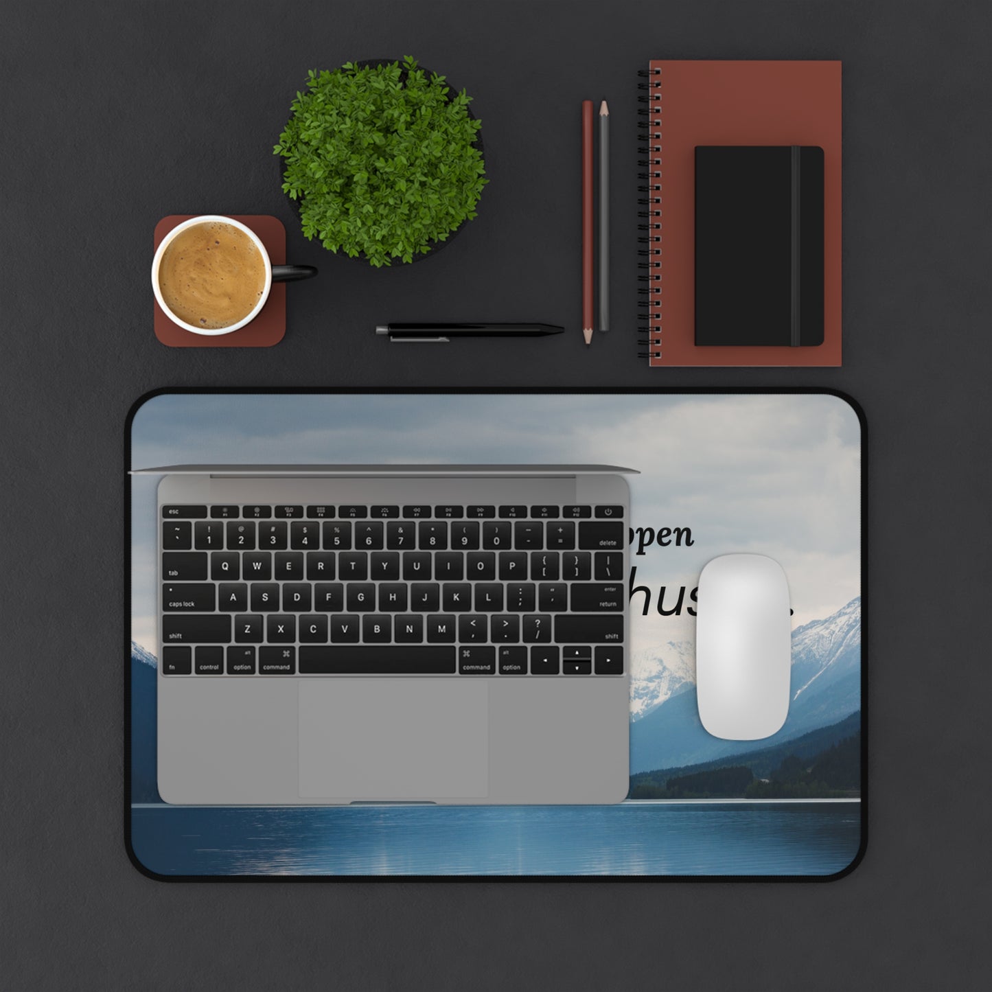 Good Things Happen To Those That Hustle Desk Mat