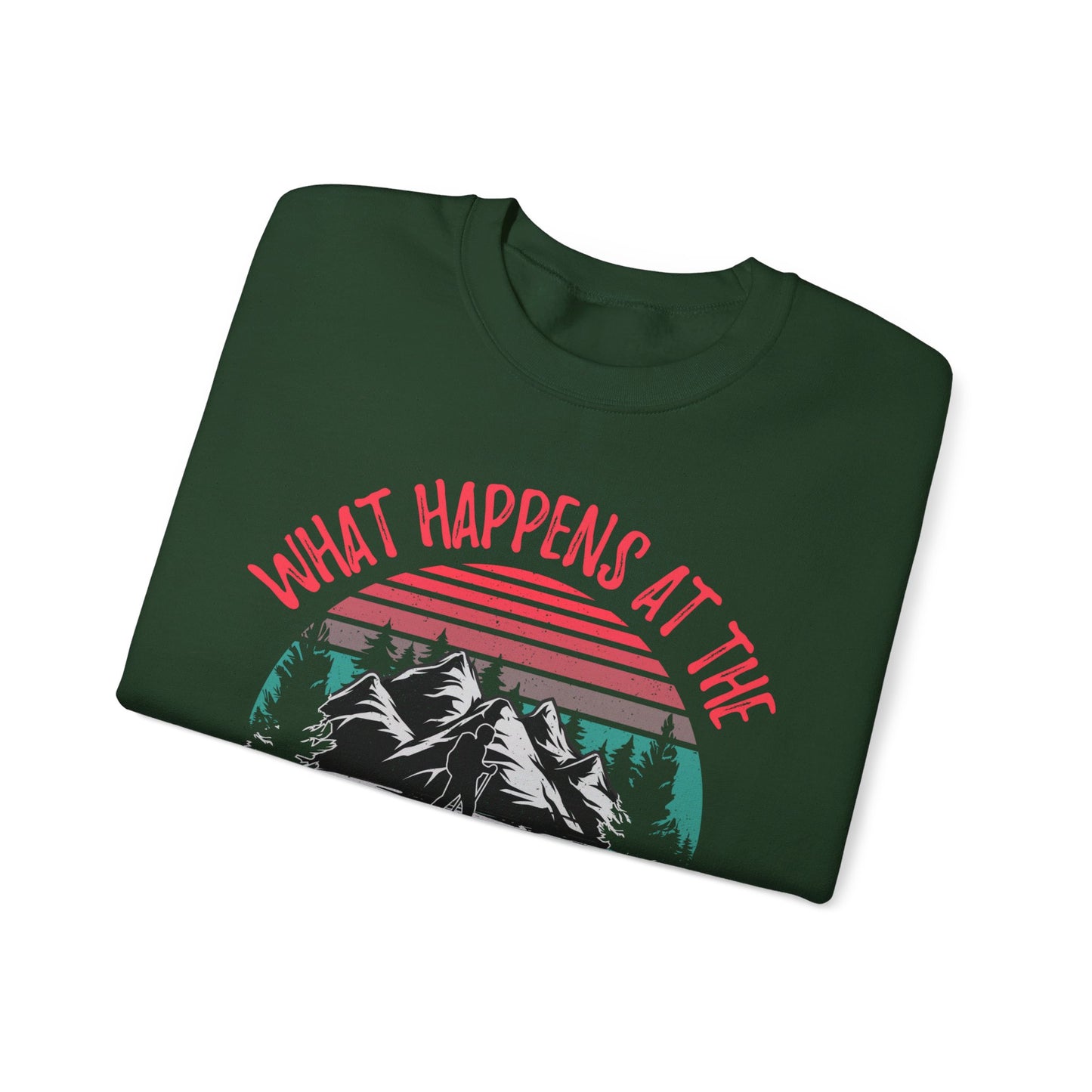 What Happens At The Campground - Sweatshirt For Men and Women - Unisex Heavy Blend™ Crewneck Sweatshirt