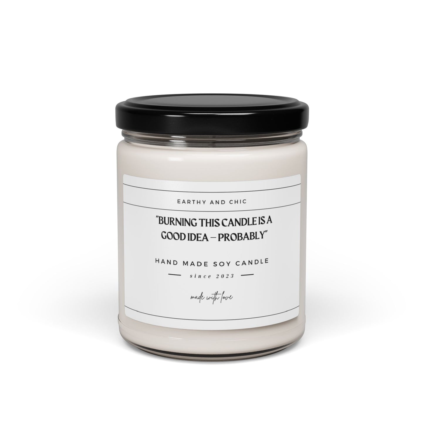 Scented Soy Funny Candle, 9oz