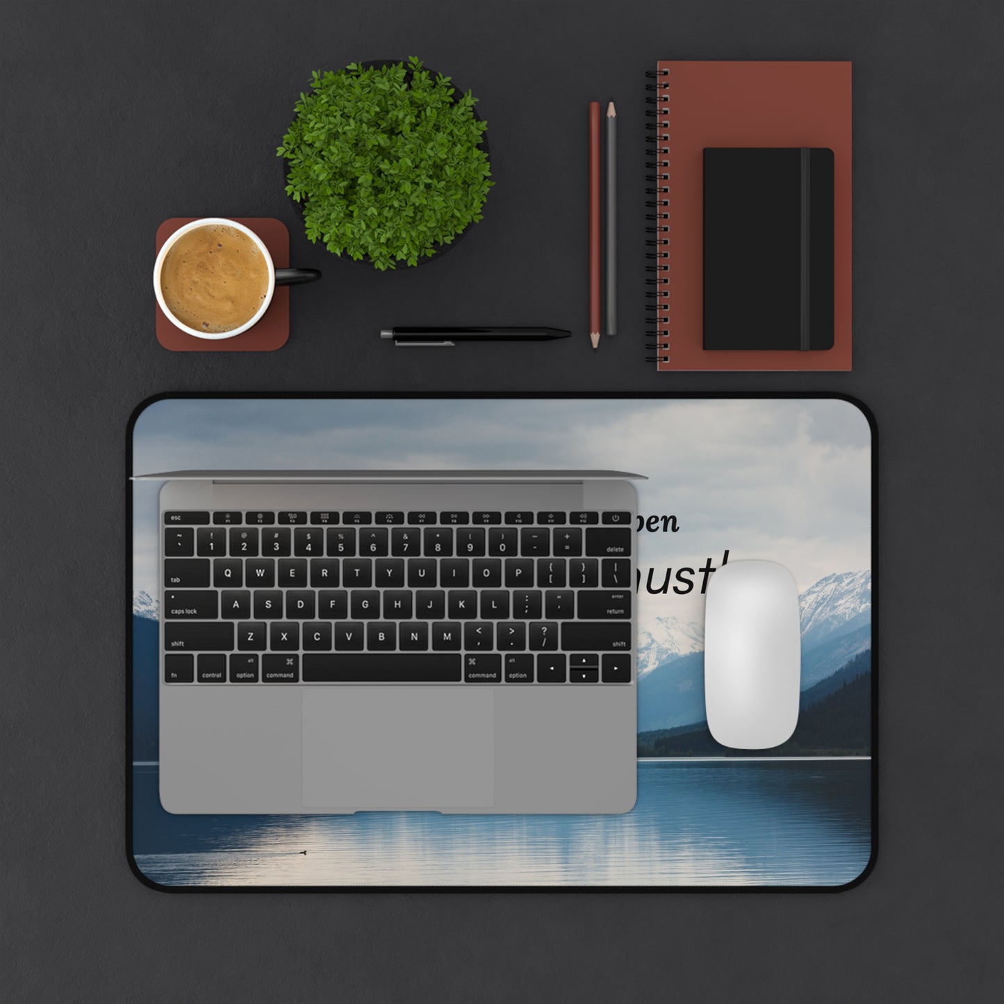 Good Things Happen To Those That Hustle Desk Mat