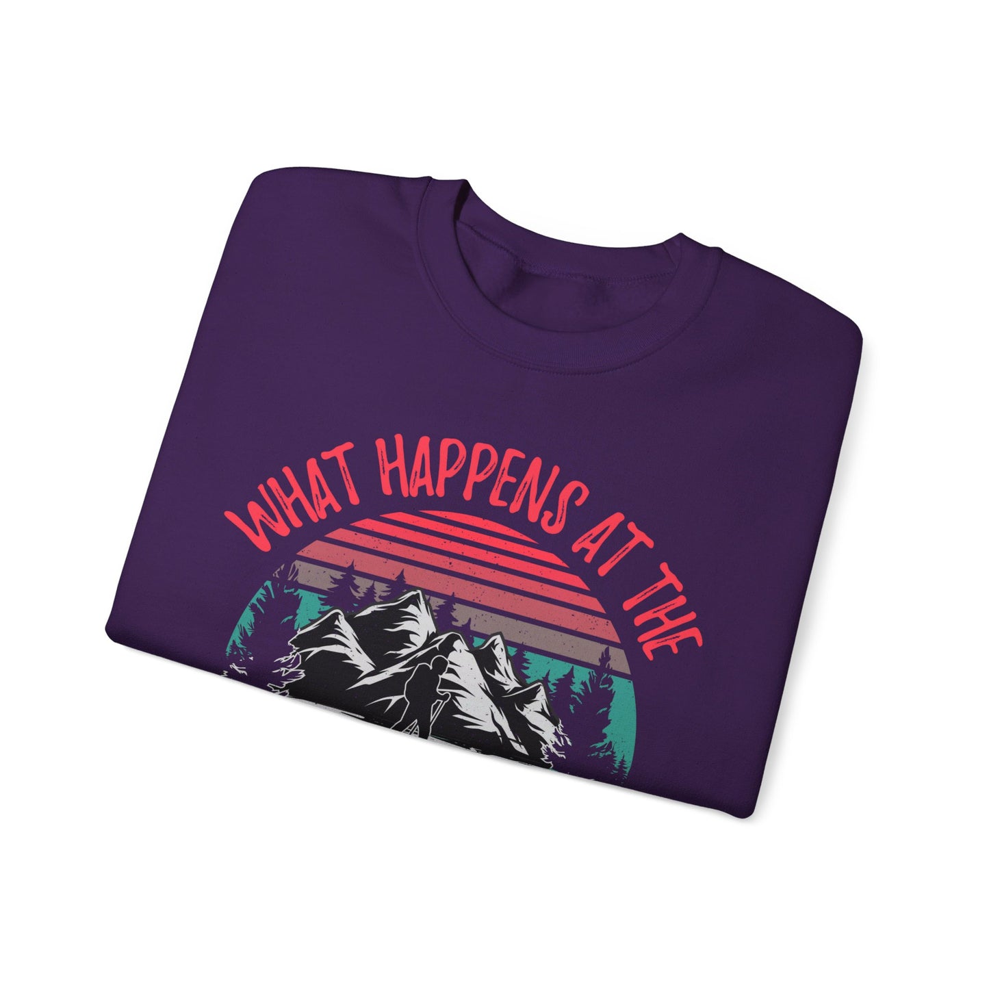 What Happens At The Campground - Sweatshirt For Men and Women - Unisex Heavy Blend™ Crewneck Sweatshirt