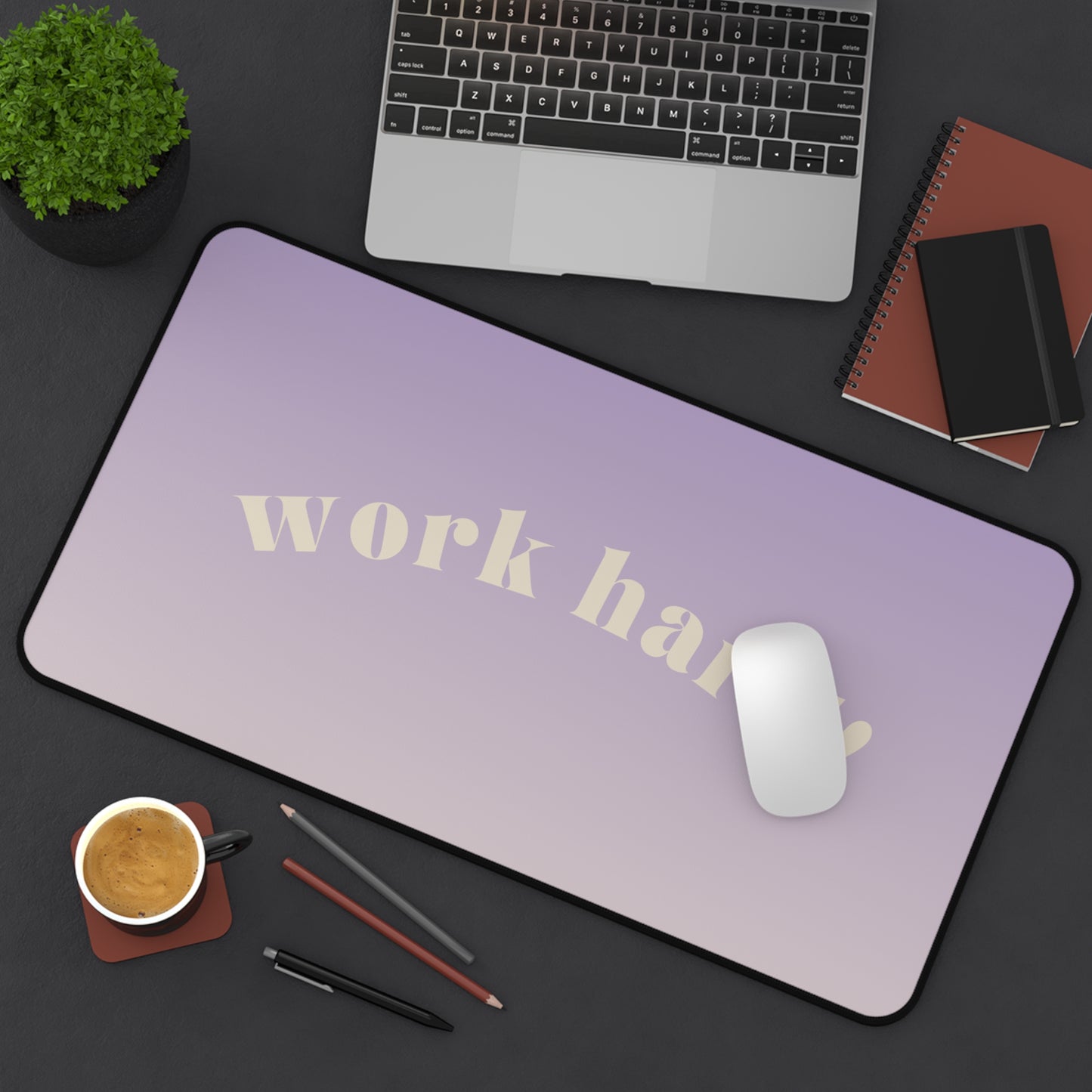 Work Hard Desk Mat