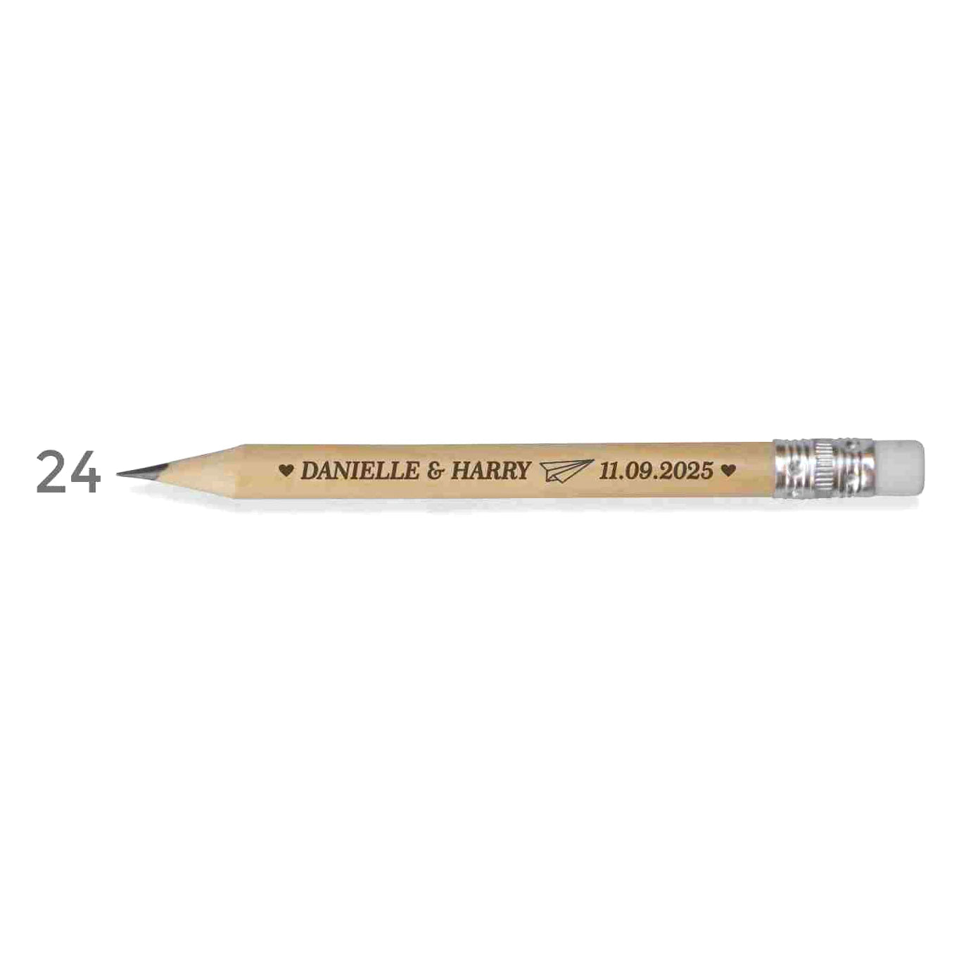 Personalized Rustic Wedding Wooden Pencils in Bulk Wedding Favors for Guests Engraved Natural Golf Pencil Printed with LOGO