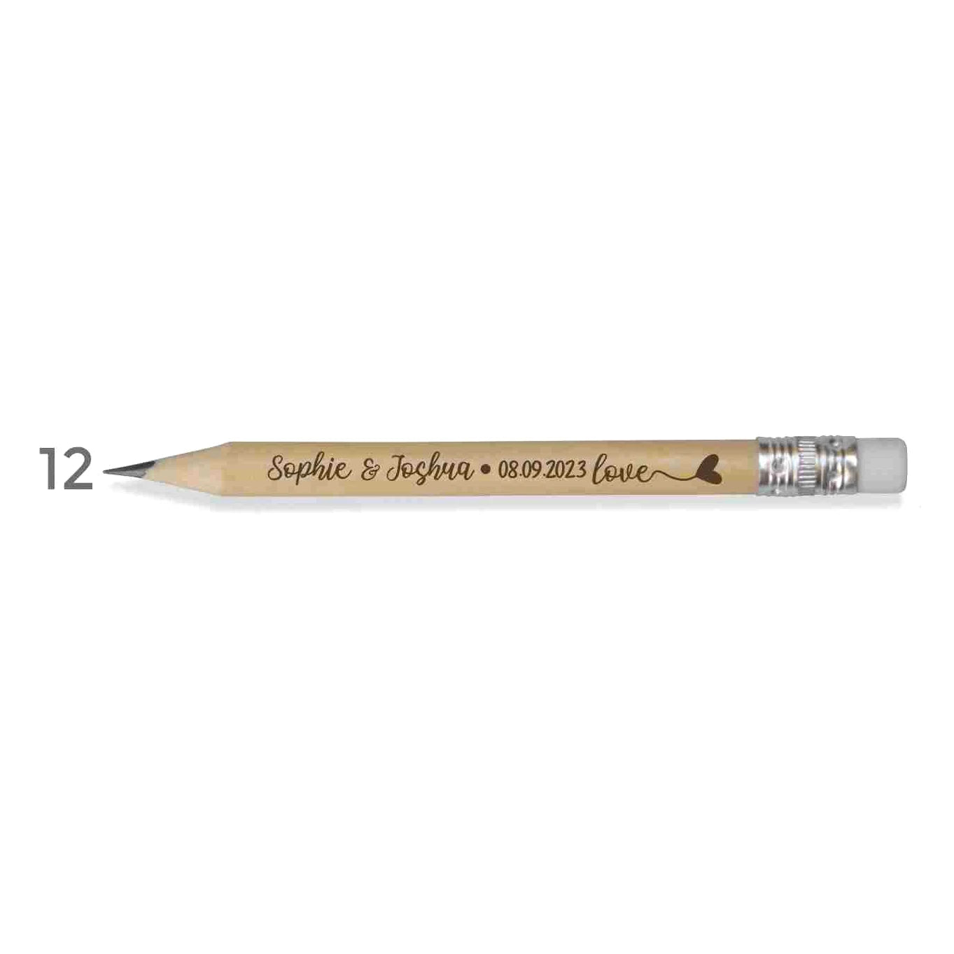 Personalized Rustic Wedding Wooden Pencils in Bulk Wedding Favors for Guests Engraved Natural Golf Pencil Printed with LOGO