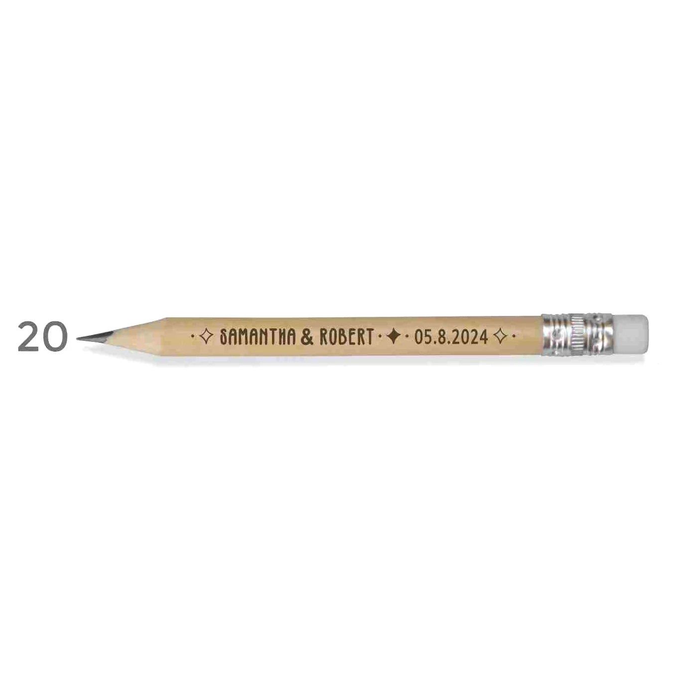 Personalized Rustic Wedding Wooden Pencils in Bulk Wedding Favors for Guests Engraved Natural Golf Pencil Printed with LOGO