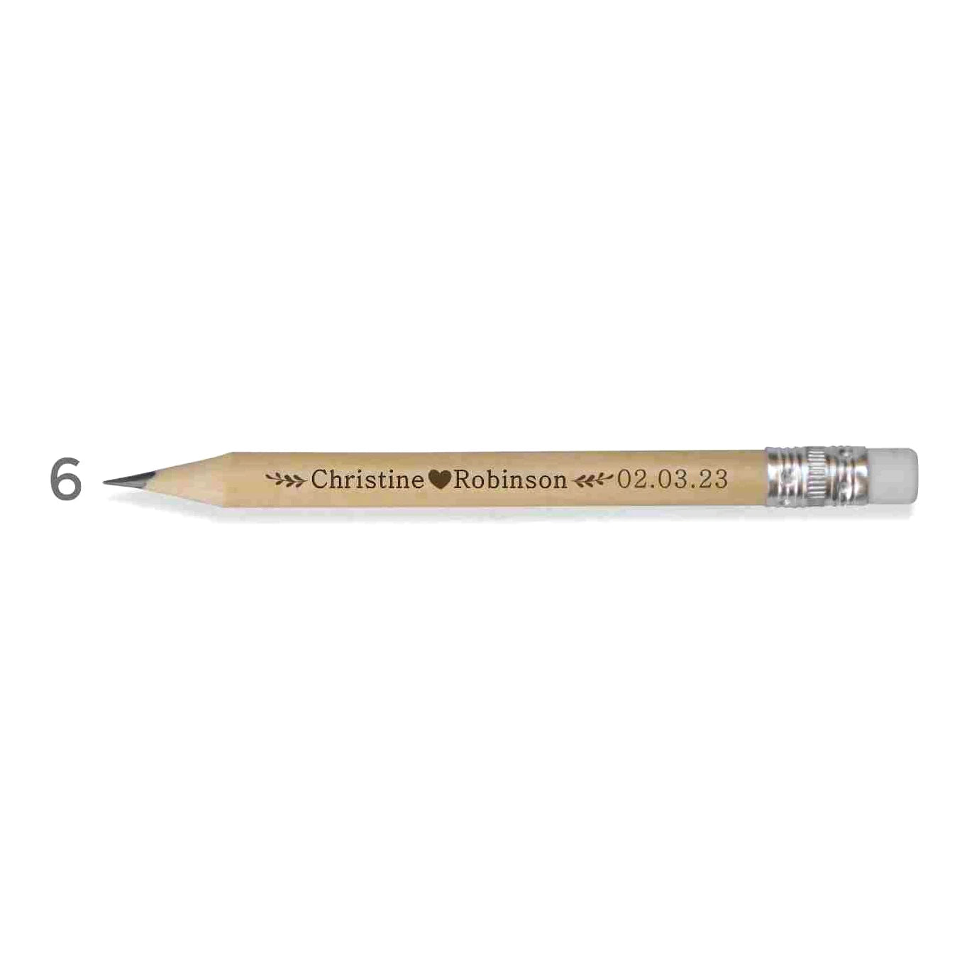 Personalized Rustic Wedding Wooden Pencils in Bulk Wedding Favors for Guests Engraved Natural Golf Pencil Printed with LOGO