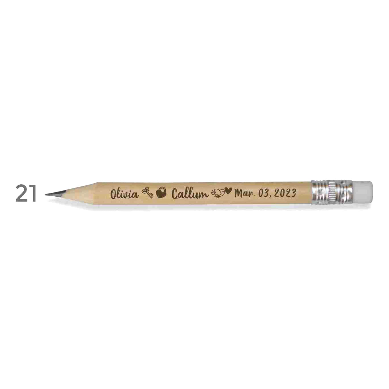 Personalized Rustic Wedding Wooden Pencils in Bulk Wedding Favors for Guests Engraved Natural Golf Pencil Printed with LOGO