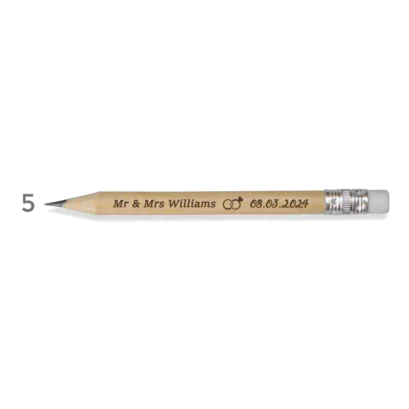 Personalized Rustic Wedding Wooden Pencils in Bulk Wedding Favors for Guests Engraved Natural Golf Pencil Printed with LOGO